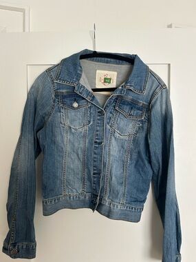 ANTHROPOLOGIE Classic Women's Blue Denim Jacket